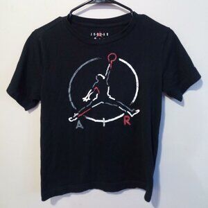 Black Jordan Boys T-shirt (Medium, 12-13 years) - Gently Used